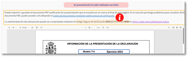 Presentaci&oacute;n existosa