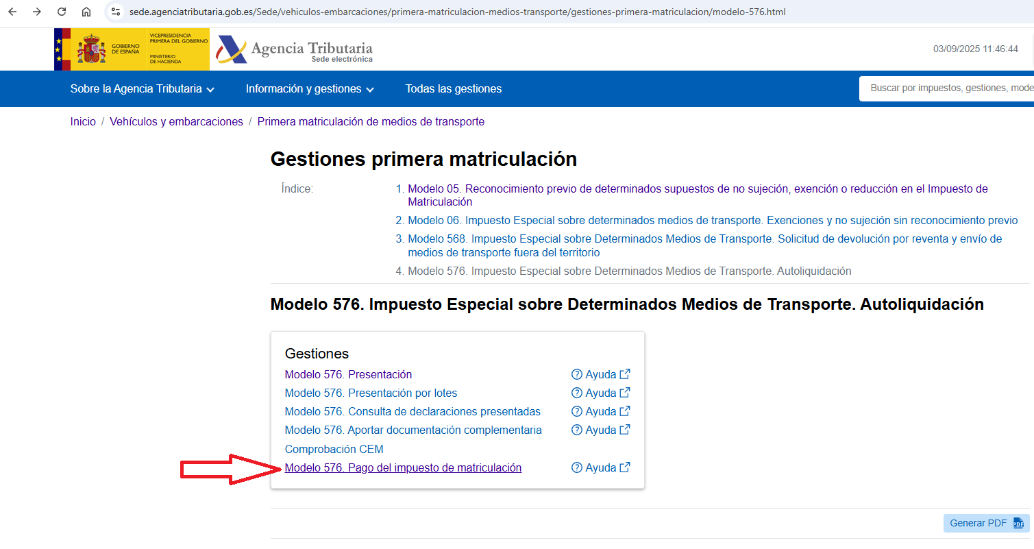 Agencia Tributaria modelo 576 Agencia Tributaria modelo 576