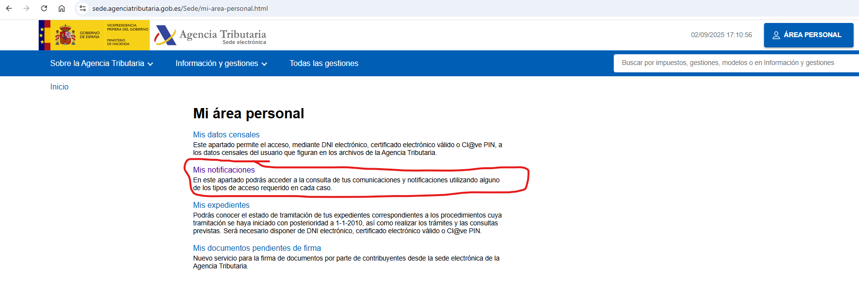 Mis notificaciones Mis notificaciones