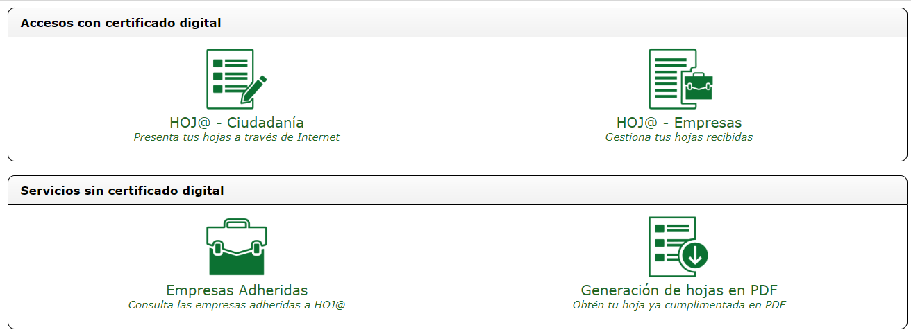 Acceso para la reclamación Foto de como acceder online a la reclamación